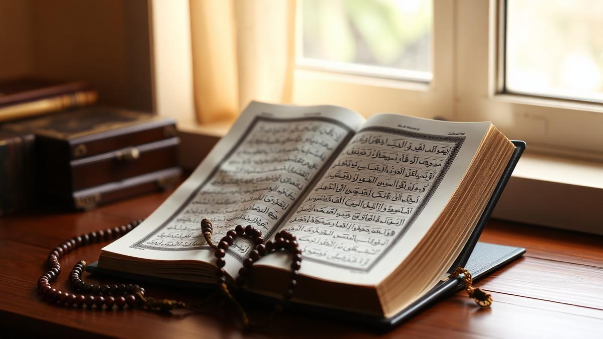 Students studying Islamic texts together